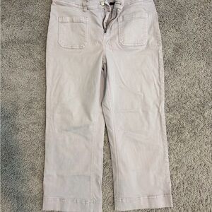 Light Lavender Cropped Jeans